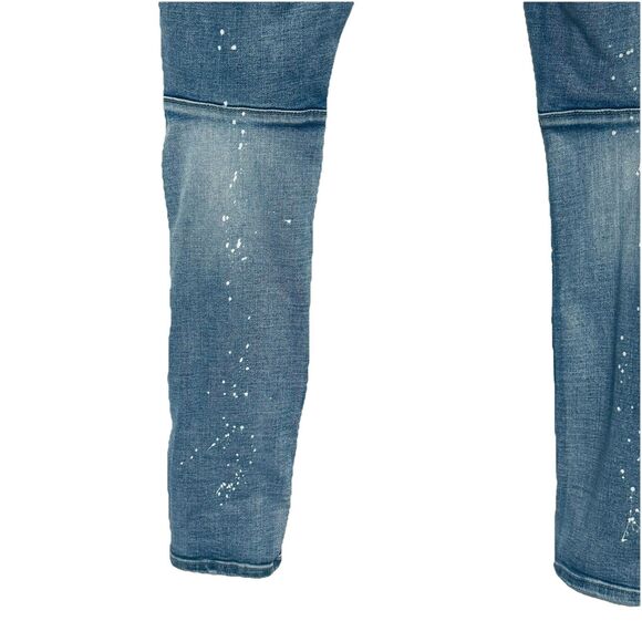 Smoke Rise Jeans Men's 34X34 (33.5") Distressed Destroyed Streetwear Stretch - Picture 14 of 16